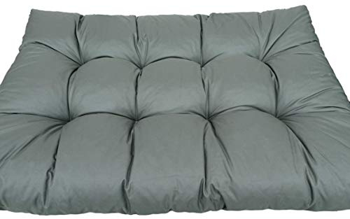 Sitzkissen 120x60x15 für Standardpaletten und passt für die meisten Palettensätze Dieser Art. Hergestellt aus hochwertigen Materialien/Baumwolle + granuliertem Polyurethanschaum. (Khaki)