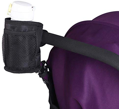 Stroller Cup Holder, Waterproof Baby Stroller Bottle Cup Holder Drink Pocket Bag for Pushchair Pram Wheelchairs Accessories