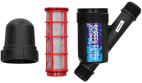 Filtre à Tamis à Mailles de 1 Pouce Avec Filtre de Traitement de L'Eau en Plastique Et en Acier Inoxydable pour Accessoires D'irrigation de Jardin