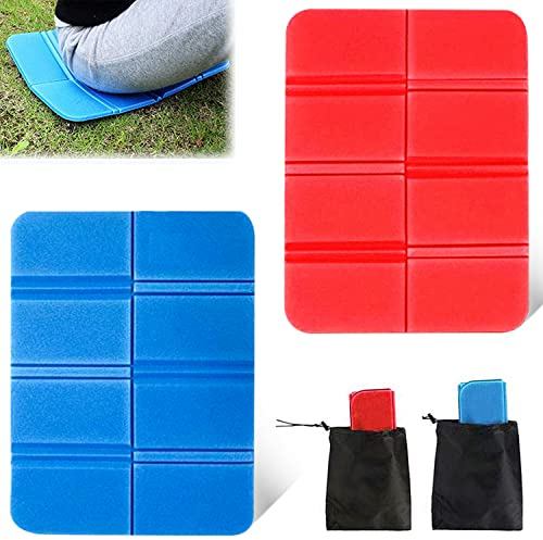 Sitzkissen Outdoor Sitzunterlage Faltbar Sitzmatte Thermo für Erwachsene Und Kinder Kissen Outdoor Wasserdicht ZubehöR für Wandern-Picknick-Camping（2Stk）