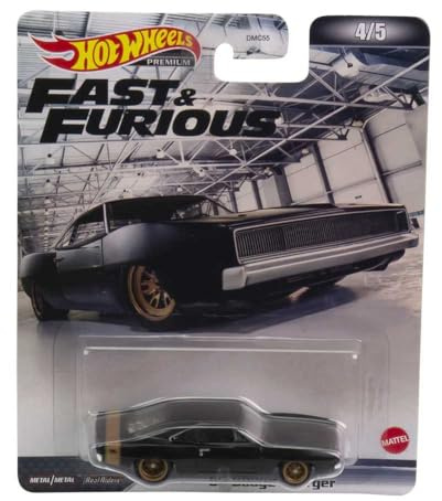 FAST AND FURIOUS Die Cast Modellauto '68 DODGE CHARGER 1968 - Maßstab 1/64 Länge 8 cm - Hot Wheels HCP17