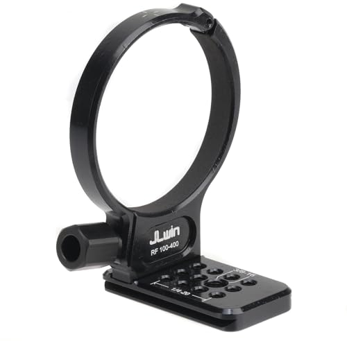 FOTGA Metal Tripod Mount Ring Lens Collar 75mm for Canon RF 100-400mm F/5.6-8 IS USM Lens, Bottom with 1/4 & 3/8 Thread Screw Mount Dovetail Groove Quick-Release Plate for Acra-Swiss Tripod