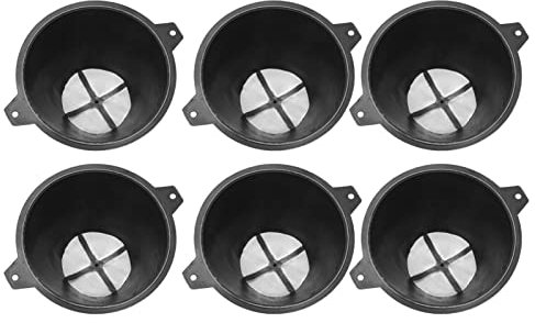 Fine Mesh Paint Filter, 6PCS Plastic Paint Filter with Fine Nylon Mesh Reusable Strainer for Water Based Oil Food Filter NutMilk, Coffee, Milk, Butter