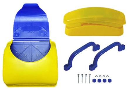 Oshhni Briefkasten für Den Außenbereich mit Griffen, Rollenspiel, Lehrreiches Geschenk für Kinder Ab 3 Jahren