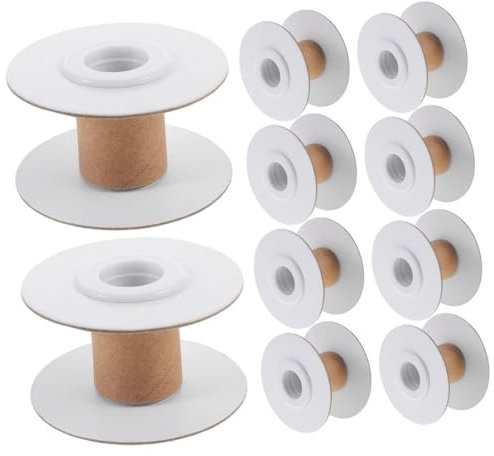 Hohopeti Bobines de Couture en Papier 20 Pièces, Lot D’Axes Démontables