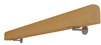 Ringhiera per scale in alluminio con effetto quercia antiscivolo per interni ed esterni, corrimano per anziani e bambini, 200 cm