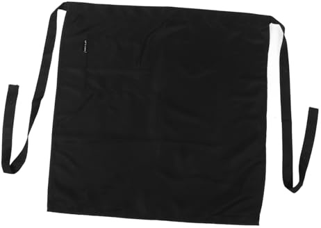 JEWEDECO Kitchen Apron for Waiters Waitresses Cooking Waist Apron for Restaurant Service