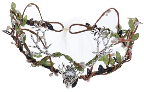 Fairies Headpiece Fairies Pannband Löv Circlet for kvinnor Cosplay Fairies Kostym Fairies Headpiece Brudband Headpiece/301