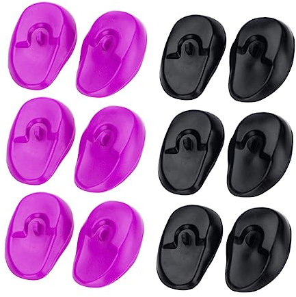 Beaupretty 6paare Silikon-ohrenschützer Für Haarefärben Ohrenschutz Gegen Wasser Und Farbe Wiederverwendbar Für Salon Und Zuhause
