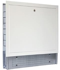 Cassetta da Incasso per Collettore, Montaggio a Parete, Colore Bianco (850)