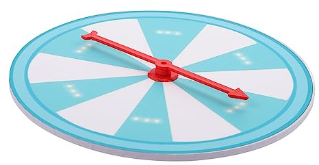 PartyKindom Löschbares Preis Drehrad 20cm Langlebiger Wiederverwendbarer Plattenspieler Party Spielgerät Mit Trocken Abwischbarem Bereich Tragbar Für Und Gewinnspiele
