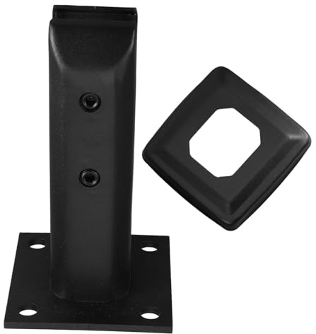 BAZEITFLOW Pince pour Garde-corps Verre Acier Inoxydable Clip de Fixation sans Perçage pour Balustrade Piscine et Escalier Support et Sécurisé