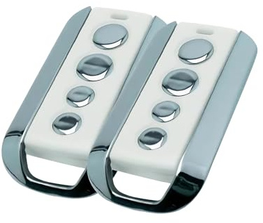 2X 504257 104257 AVIDSEN Télécommande Motorisation Portail Porte de Garage | Garantie de 3 Ans Certifié CE Compatible avec AVIDSEN EXTEL THOMSON