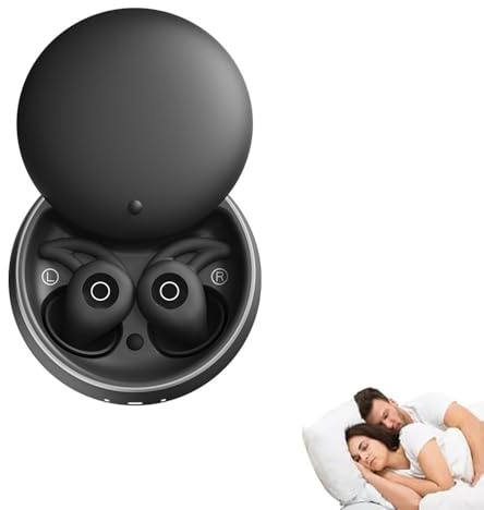 Novonell SnoozePods Pro, casque anti-ronflement pour les personnes dormant sur le côté, casque anti-ronflement pour dormir sur le côté, ultra confortable et silencieux, avec ANC, Bluetooth Sleepbuds