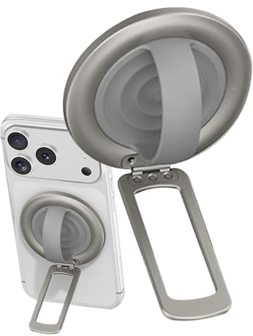 Magnetisk telefon- och mobiltelefonhållare | 360° roterande hållare för smartphones | Magnetisk greppring för telefon - för badrum, kontor, bord, bil, gym, sovrum