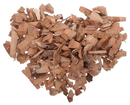 VILLCASE Pezzi di Legno di Ciliegio Beige per Bevande Alcoliche 500g, Funzione di Potenziamento Aroma per Barbecue e Produzione Casalinga