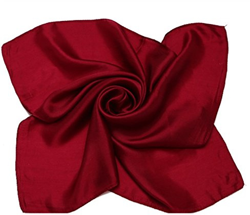 MEISHINE® 52 * 52cm Damen Elegant Seide Halstuch Seidenschal aus 100% Reiner Seide