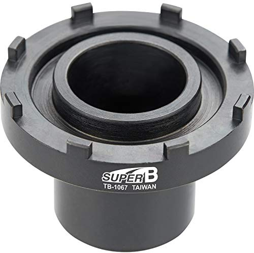 SuperB TB-1067 Spider Nut, E-Bike-Motor Verschlussring Werkzeug, E-Bike Werkzeug, E-Bike Motor, für 1/2 Steckverbindung, Bosch Active Line 2. Generation, Performance Line und Performance Line CX