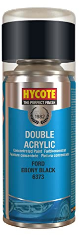 Hycote Double Acrylic Aerosol Car Spray Paint, Ford - Ebony Black, 150 ml
