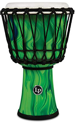 LP Latin Percussion Djembe Green Marble 7 LP1607GM
