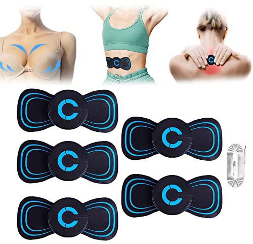 AHKISS Mini Dispositivo de Masaje EMS de microcorriente, masajeador de Puntos de acupuntura bioeléctrico EMS, Dispositivo de masajeador Mini de microcorriente EMS, Mini masajeador de Cuello (Color :