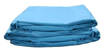 Planet Pool Poolfolie Ersatzfolie Rundbecken 300x120-132cm - Dicke 0,3mm - Overlap - blau