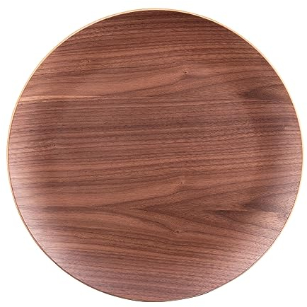 Table Passion - Assiette de présentation bois brun 34 cm