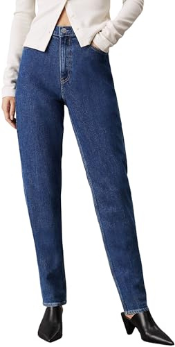 Calvin Klein jeans dam MOM Jean J20J224034, avsmalnande denim, 28W/32L, Denim (denim medium), 28W x 32L
