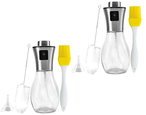 TOPBATHY 2juegos Vinagrera Spray Unidades Dispensador Aceite Spray Almacenaje Aceite Cocina