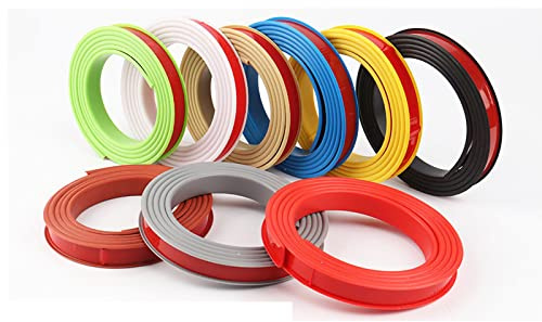 U-Shape, selbstklebende TPE-Kantenschutzleiste für Möbel, Autotüren, Tischecken, Sperrholz, 18 mm, Blau