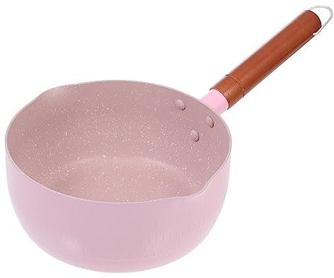 OKUMEYR Medical Stone Milk Pot for Household Use Made of Material for Cooking Soup Sauce Weaning Food Kitchen Handled Pot for Asian Cooking Equipment