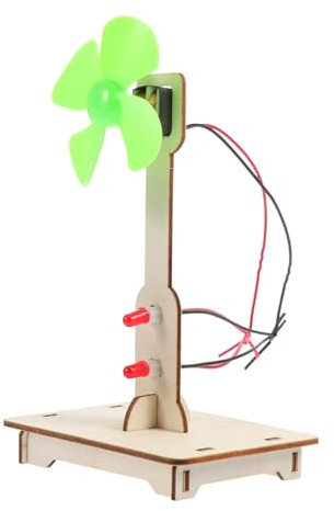 HAWILLOSCH DIY Jouet Générateur Éolien Educatif pour Garçon Fille Modèle Expérimental De Science pour École Primaire Kit Apprentissage Manuel pour Développer Les Compétences Observation Et an