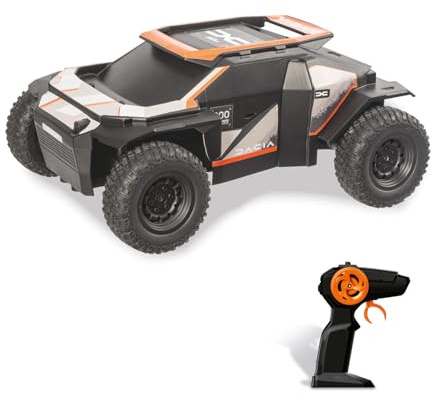 MONDO Motors Dacia, modello in scala 1:14, batterie ricaricabili incluse, auto giocattolo per bambini 63834