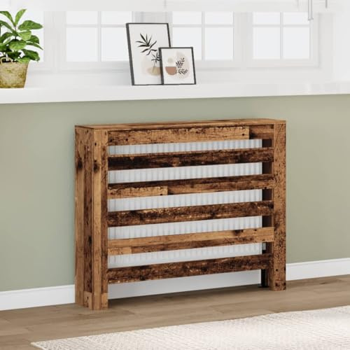 GCHDHAPB Cache-radiateur en bois vieilli 104 x 20 x 82 cm