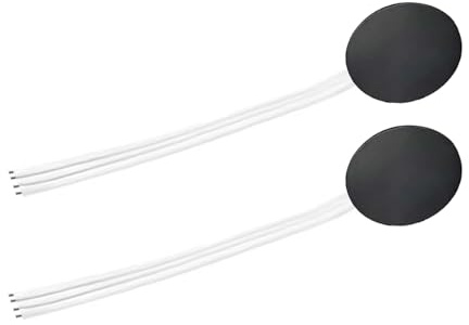 2 interruptores reguladores LED táctiles ocultos de 12 V, CC 3,3 – 24 V, 5 A, interruptor táctil para barra de luz LED Smart Home, penetra madera, piedra, vidrio, etc., no requiere agujeros (negro)