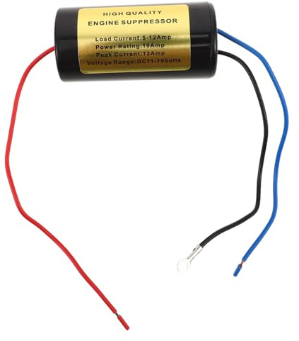 DIYEAH Filtre Anti-Bruit pour Voiture Suppresseur De Moteur Et Alternateur Isolateur pour Système Audio Électrique Compatible avec Divers Modèles