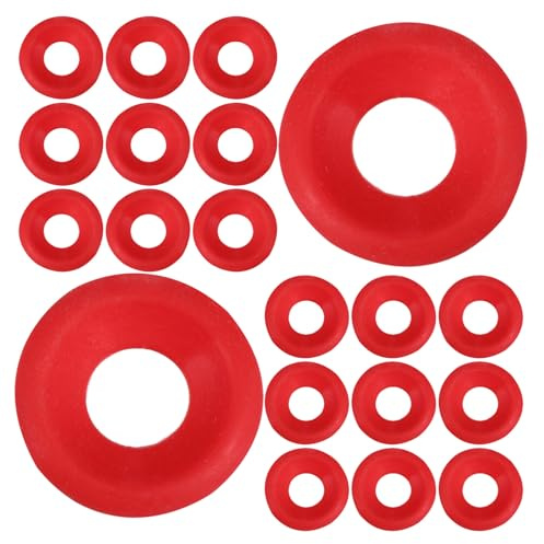 PRETYZOOM 35 Joints Étanches en Plastique Rouge pour Bouteilles de Bière et Soda Anneaux d'Étanchéité pour Bouchons à Bascule Accessoires pour Brassage Maison et Usage Extérieur