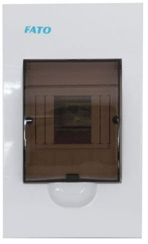 Centralino Elettrico da Incasso 4 Moduli con Porta Trasparente e Protezione IP40-220x135x85mm