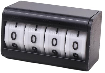 petsola Sports Scoreboard Handlicher Sportzähler für Billard Tischfußball Und Basketball mit Klarer Anzeige Aus PP Material für Outdoor Aktivitäten Und Turni, Schwarz
