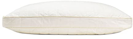 Lancashire Textiles Hypoallergenic Temperature Regulating Pillow | Medium Support 100% Cotton & Wool Blend | Machine Washable 43x68cm All Sleepers Pillow (Pack of 1)