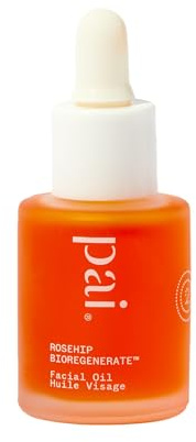 Pai Skincare Rosehip Bioregenerate Face Oil 10ml, for All Skin Types, Brightening Face Oil with Rosehip Oil for Face, Targets Dark Spots, Dehydration & Signs of Ageing, Vegan & Cruelty-Free