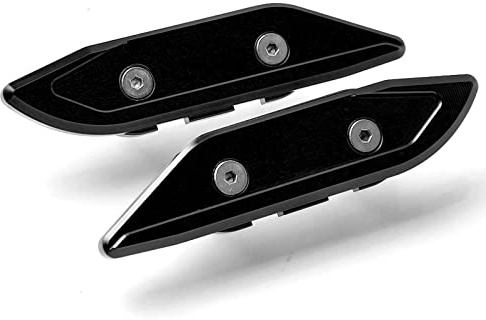 T-max 530 Moto CNC Alluminio Specchio Hole Copriobiettivo Foro Specchio Tappo Copertura Per Tmax 530 T-max 2012-2017 Nero