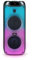 PARTY Enceinte Karaoké Bluetooth HP L 200W Lumineuse avec 1 Micro Filaire Noire