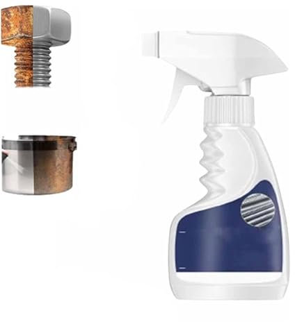 Robuster Metall-Rostentferner, Anti-Rost-Konverterspray, Metalllackreiniger, leistungsstarker Rostentferner, entfernt effektiv Rost von Metalloberflächen, Rostkonverter für Metall, Auto (120ml)
