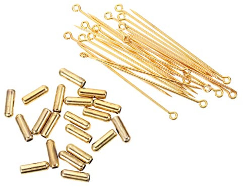 Angoily 20stücke Kupferschmuck Broschen Mit Langen Nadeln Für Hutnadeln Und Diy Handarbeit Schmuckzubehör Für Hochzeit Party Und Alltag