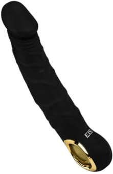 EIS, Vibrator, Eleganter Naturvibrator aus Silikon, 22 cm, wasserdicht, wiederaufladbar, 10 Vibrationsprogramme, hautfreundliches Material