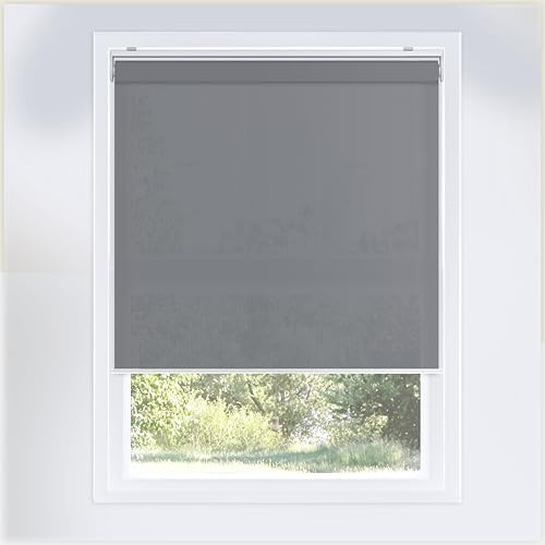CHICOLOGY Roller Window Shades , Window Blinds , Window Shades for Home , Roller Shades , Window Treatments , Window Blinds Cordless , Door Blinds , Urban Grey (Light Filtering), 36W X 72H