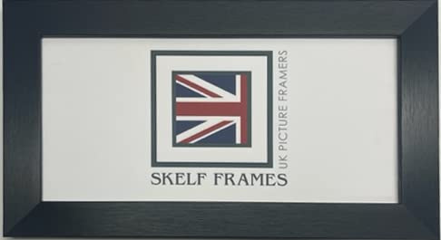 Skelf Frames 18 x 6 Panoramic Picture Photo Frame with Glass (Brush Black)