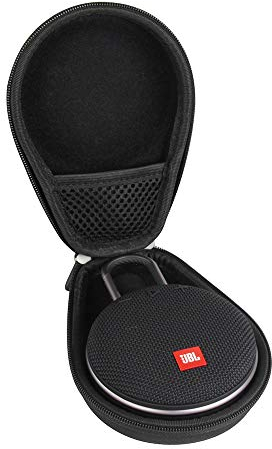 Hermitshell Hart Reise Fall für JBL Clip 3 Bluetooth Lautsprecher (Schwarz)