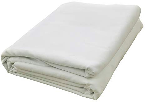 AK TRADING CO. Muslin Fabric/Textile Bleached - Draping Fabric - Bleached White 10 Yards Medium Weight - 100% Cotton (60in. Wide)